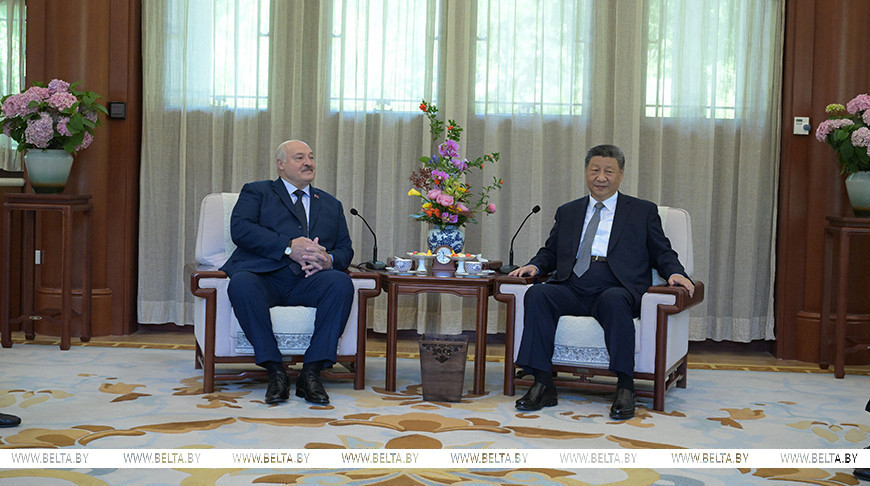 亚历山大· 卢卡申科与习近平 亚历山大· 卢卡申科与习近平