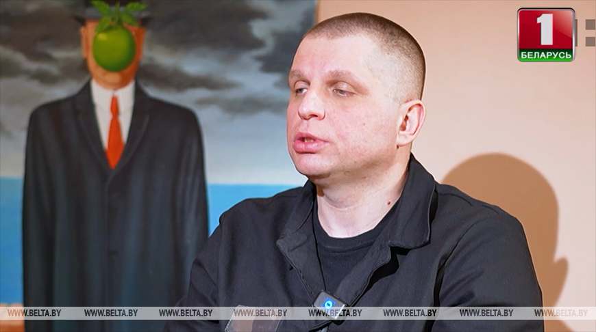 托马斯·贝罗扎 白俄罗斯1电视台视频截图