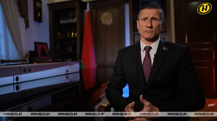 安德烈·帕夫柳琴科 ONT电视台视频截图